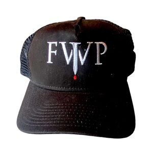 FWIIP Black Bloody Nail Snap Back New Era Black OS Baseball Hat Skate
